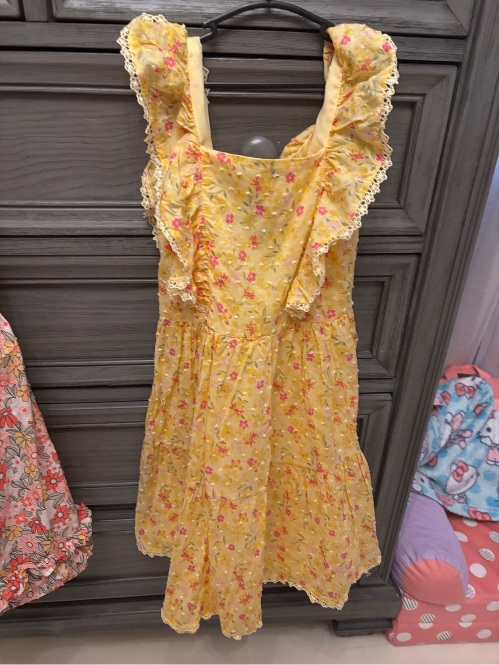 Size 7 Kids Floral Sundresses - Picture 3 of 5
